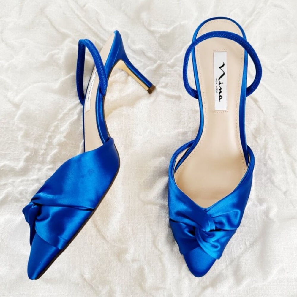 NEW Nina Nemera Slingback Toe Pump